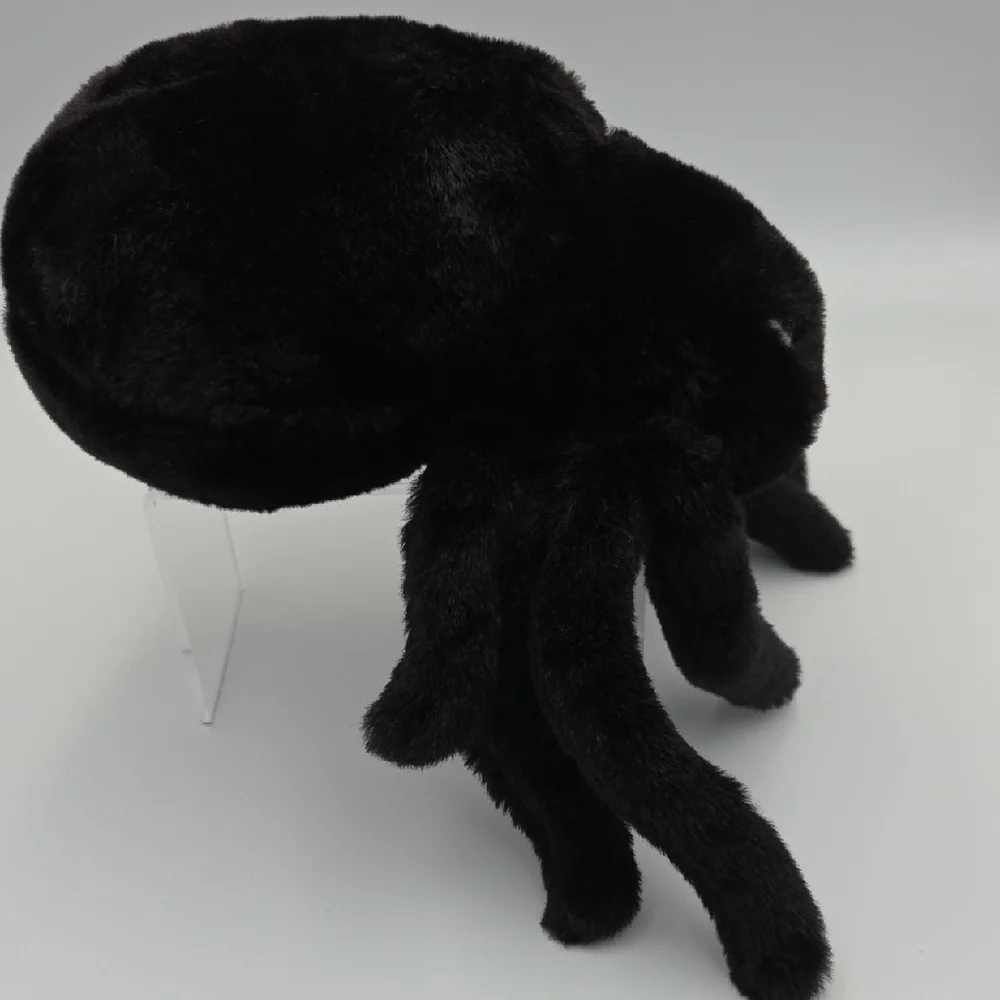 Target 2024 Hyde & Eek! Spider Halloween Faux Shearling Throw Pillow Plush Black